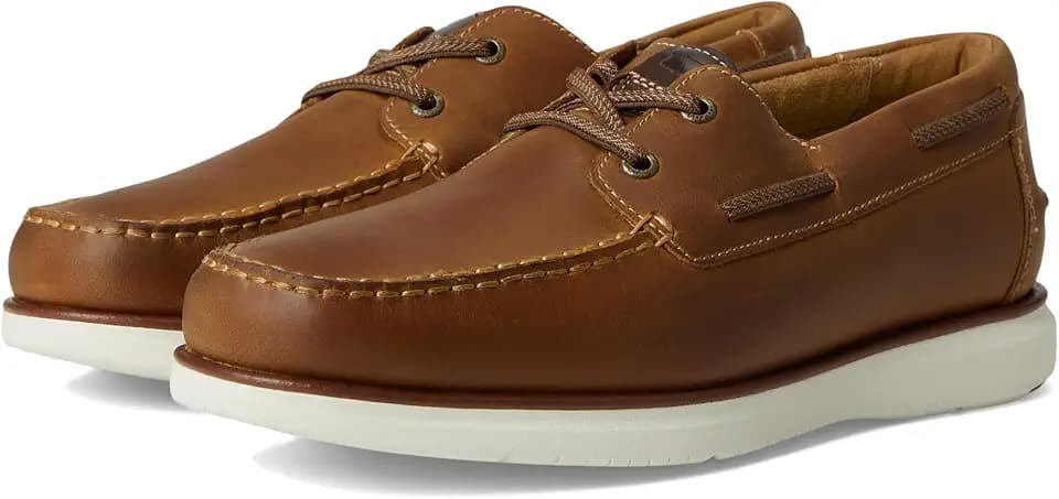 Florsheim Tropics Moc Toe Elastic Lace Boat Shoe Men's Slip On