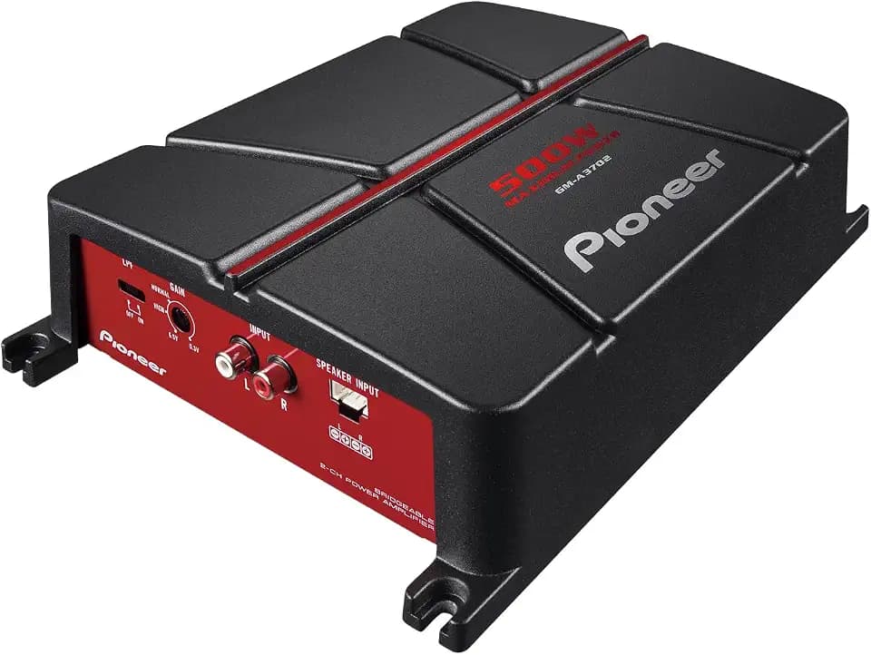 Pioneer GM-A3702 500W Max Class AB Bridgeable 2-Channel Car Amplifier