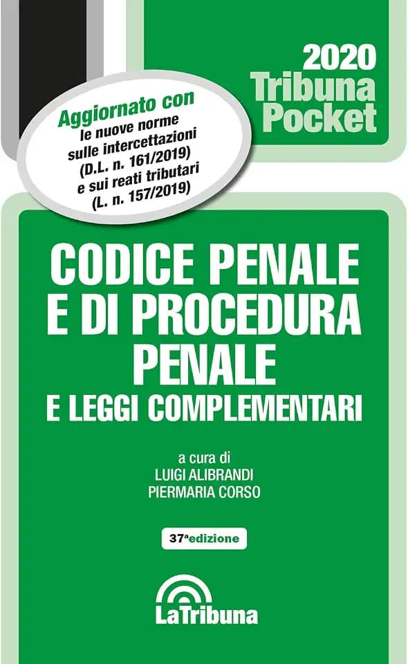 Codice penale e di procedura penale e leggi complementari (Tribuna pocket)