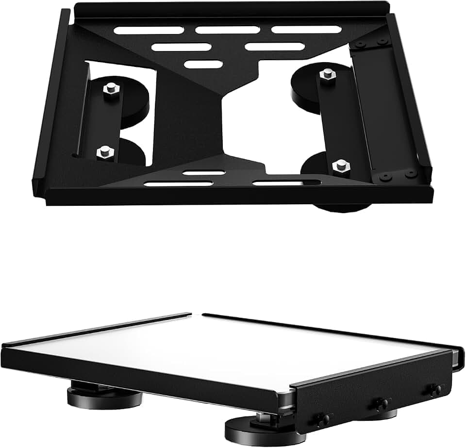 Professional for Starlink Mini Mount Magnetic Mount Kit -Universal Quick-Release System for Cars and Boats, Graded Steel, Weather-Resistant,360° Protection Design (StainlessSteel Heavy Duty Bracket)