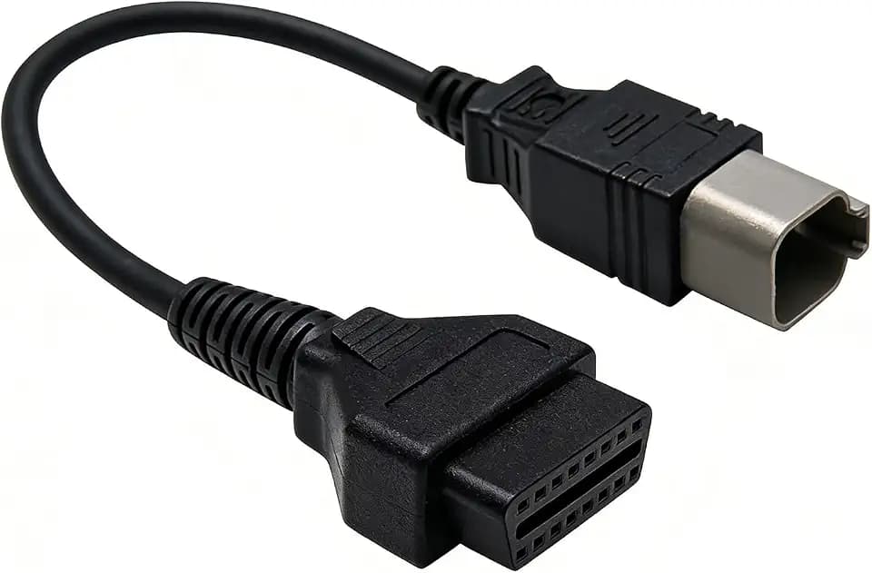 XTPTFABS 6 pin to 16pin CAN OBD2 OBDII Diagnostic Tool Cable Adapter,L:13in