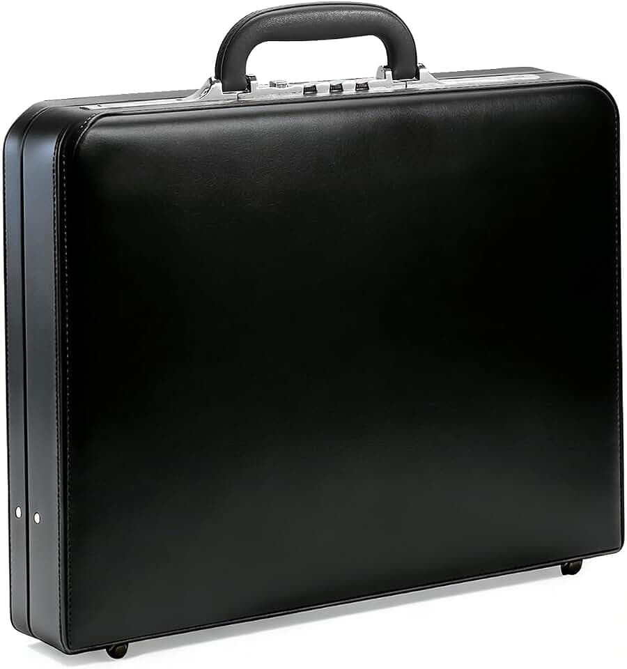 Briefcases For Men - Anti-Theft Longwave Lock&16 Inch Laptop Compartment