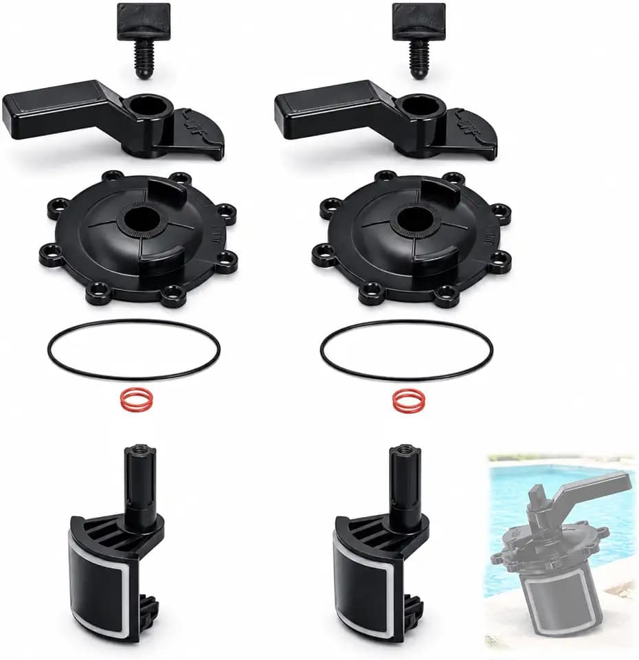 Gekufa 2-Port/3-Port Pool Valve Rebuild Kit Compatible with Jandy 2-Way/3-Way Valves