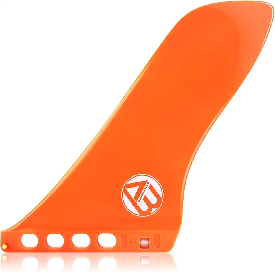 AQUBONA 9'' Surf & SUP Fin Single Center Water Fin Free No Tool Fin Screw Stand up Paddleboard Fin for Longboard Surfboard