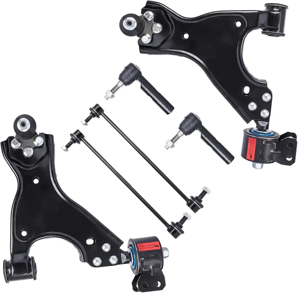 6pc Front Lower Control Arms Suspension Kit for Buick Enclave 2008-2017