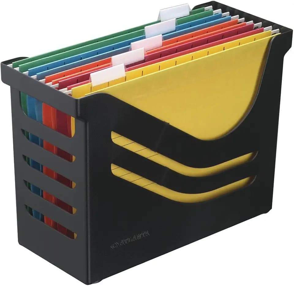 Djois, 2658026998 – A4 Hängeregistraturbox, Recyclingmaterial, Schwarz