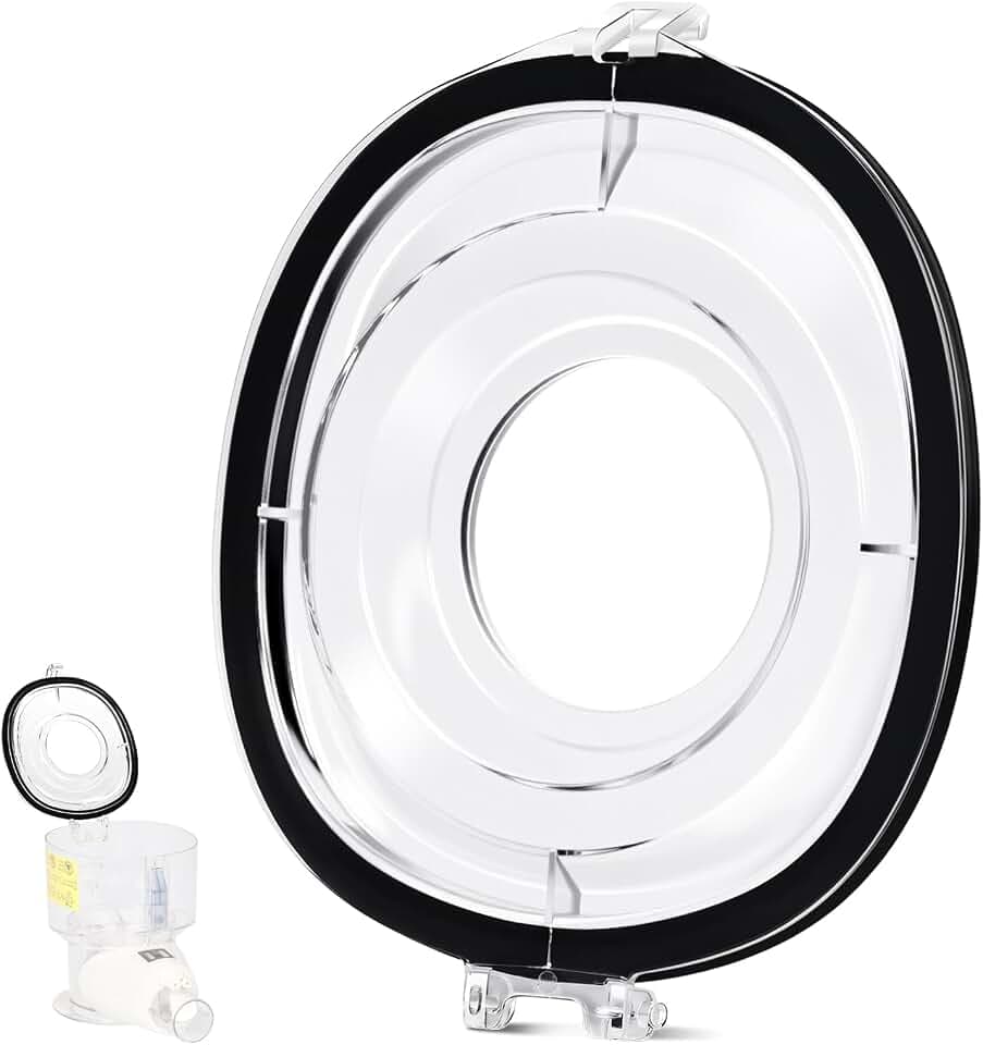 A11 S11 Dust Bin Lid with Gasket Replacement Parts Compatible with Tineco Cordless Vacuum Cleaner S11, A11, Canister Accessories for Stick Handheld Vacuum, Clear PC