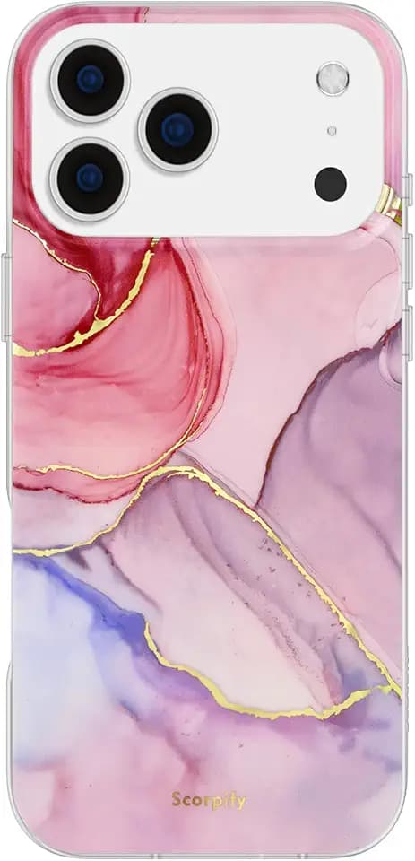 SCORPIFY for iPhone 17 Pro Case | Pink Flange Crystal