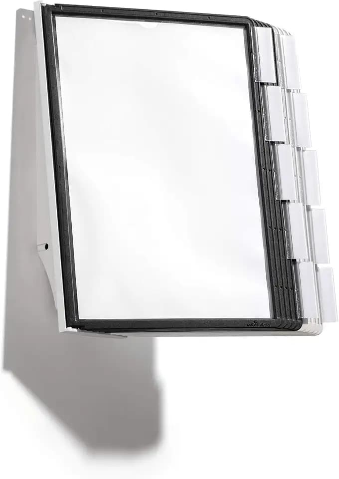 Durable Sichttafelsystem Sherpa Wall mit 10 Sichttafeln, 1 Stück, schwarz/grau, 563122