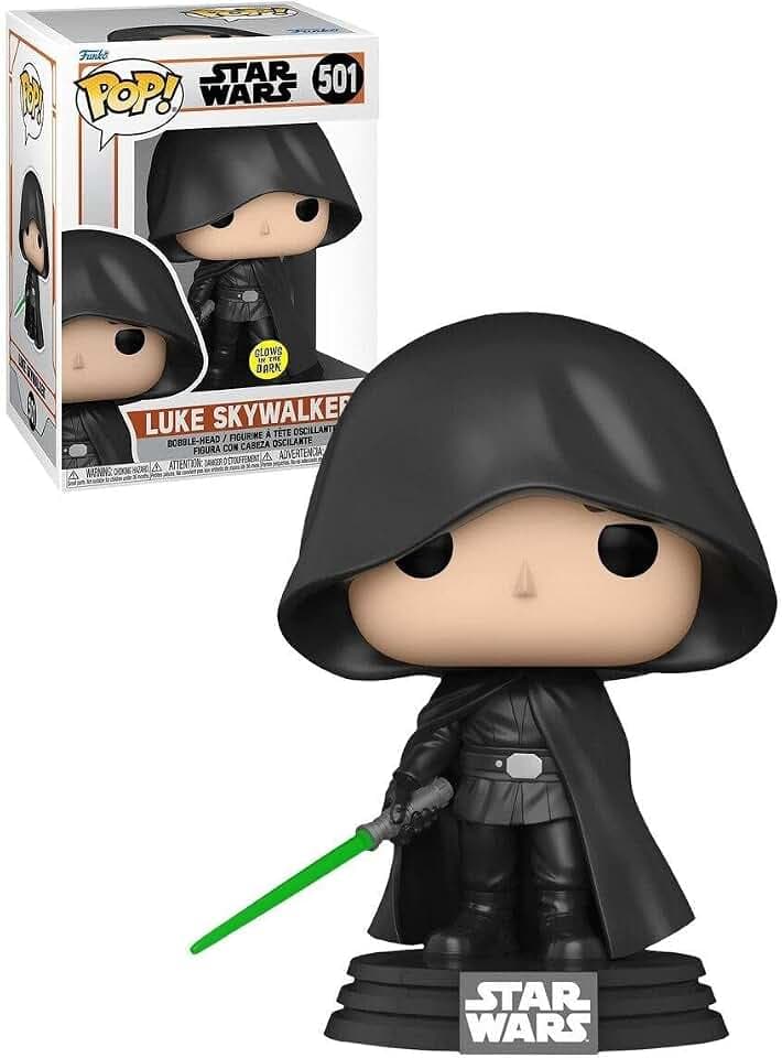 Funko Pop Star Wars The Mandalorian Hooded Luke Skywalker Vinyl Figure (#501)