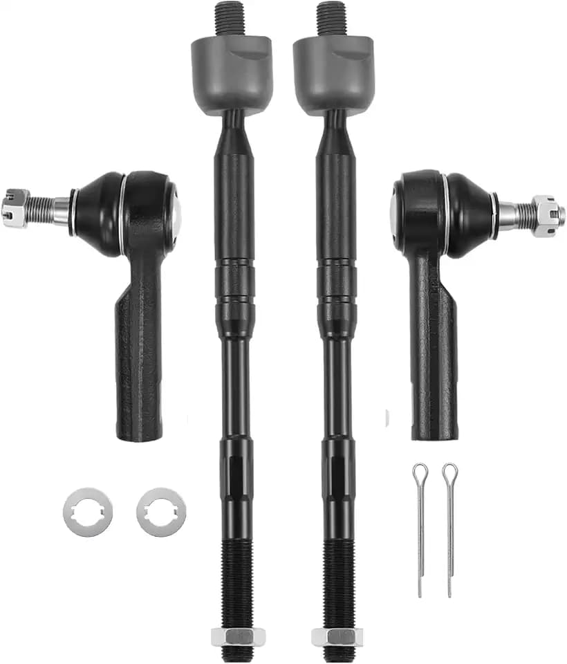 BDFHYK 4PC Inner Outer Tie Rod Kit for Toyota Corolla 09-19, Matrix 09-14