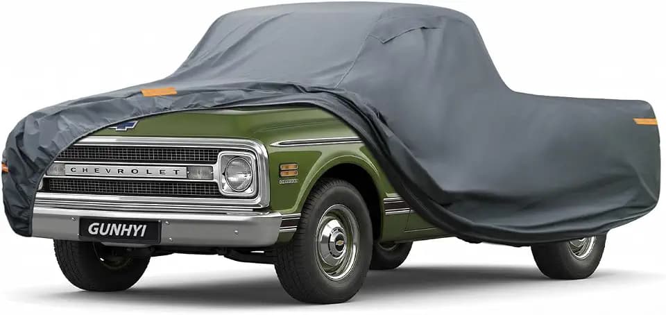 GUNHYI Small Truck Car Cover Waterproof All Weather. See Truck Size Chart