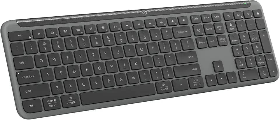 Logitech Signature Slim K950 Wireless Keyboard with Quiet Typing - Graphite