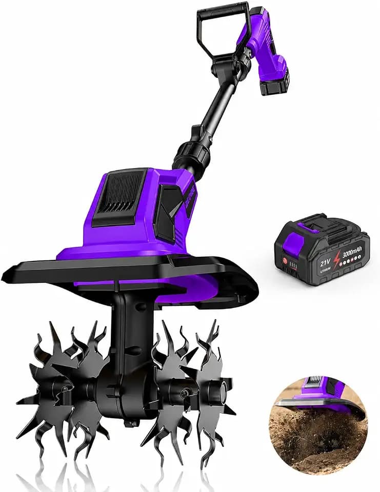 DEGGE Purple Tiller with One Battery