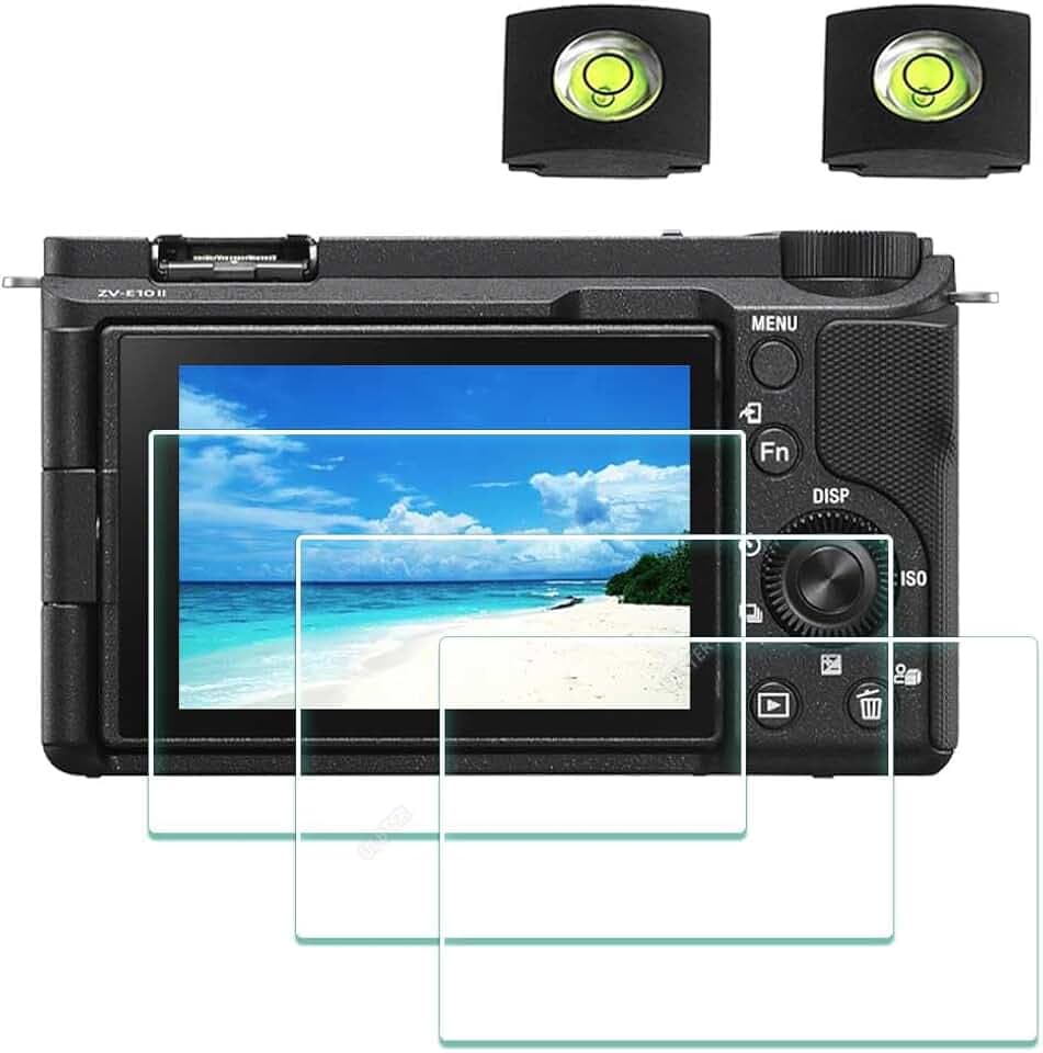ULBTER Displayschutz schutzfolie für Fujifilm X-E5 Fuji XE5 Kamera & Blitzschuh-Abdeckung, 0,3 mm, Härtegrad 9H, gehärtetes Glas, kratzfest, blasenfrei, 3 + 2 Stück