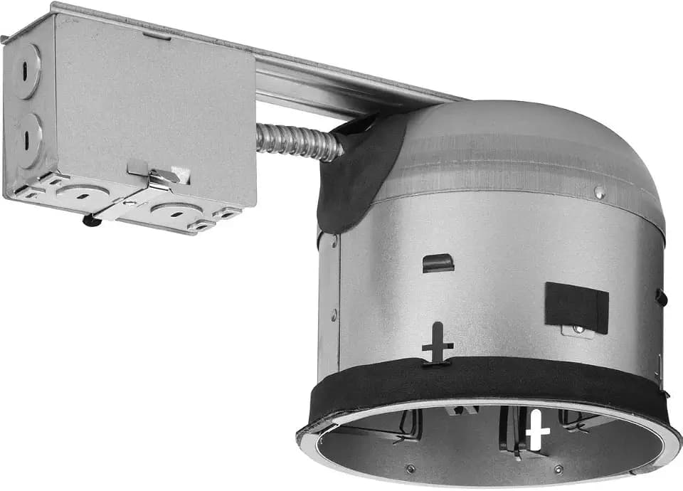 Progress Lighting P1871-LED-001 Air-Tight Housing, LED Remodel LED IC/Non-IC, 6-Inch, Galvanized Steel