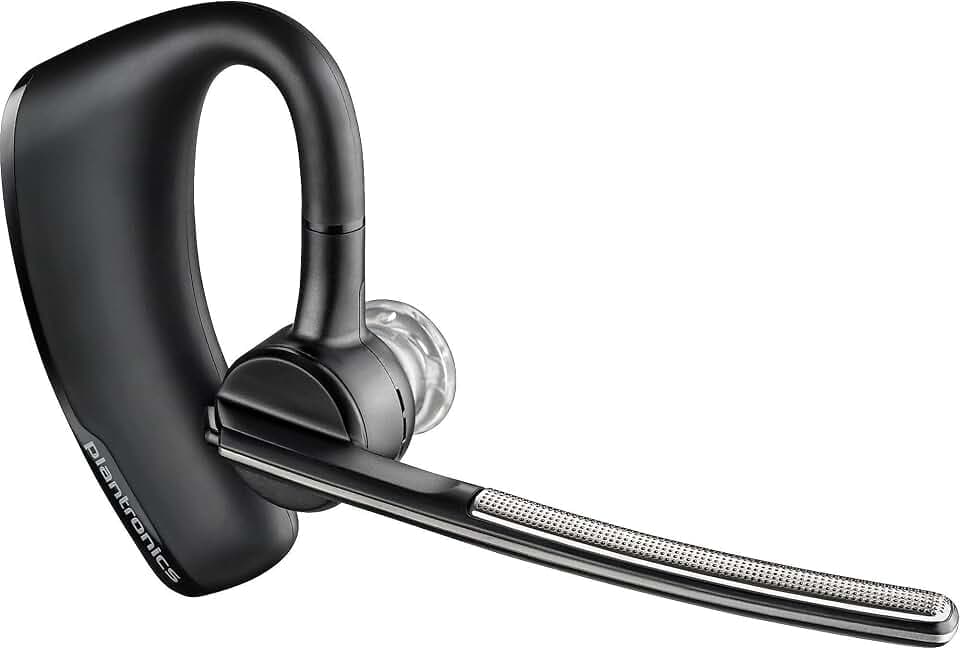 Plantronics - Voyager Legend (Poly) - Bluetooth Single-Ear (Monaural) Headset - Connect to your PC, Mac, Tablet and/or Cell Phone - Noise Canceling,Black