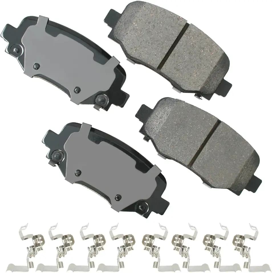 Akebono ACT1734 Ultra Premium Brake Pad Set, 1 Pack