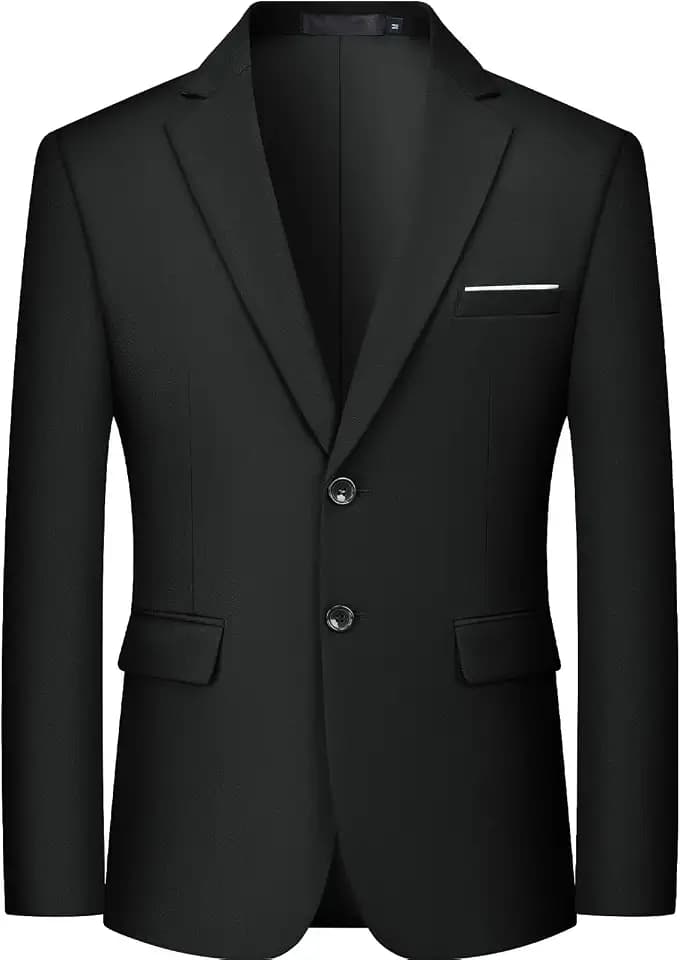 MAGE MALE Men's Slim Fit Suit Jacket 2 Button Business Casual Blazer Dress