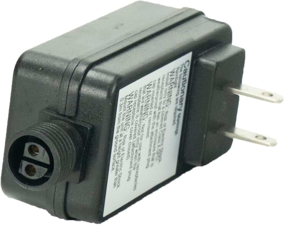 Aquascape AquaGarden Fountain Plant Light Transformer - Reliable Power Supply for Low-Voltage Lighting, 99072
