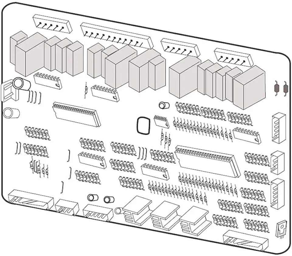 Samsung DA94-02663F Refrigerator Electronic Control Board, PCB, Genuine Original Equipment Manufacturer (OEM) Part