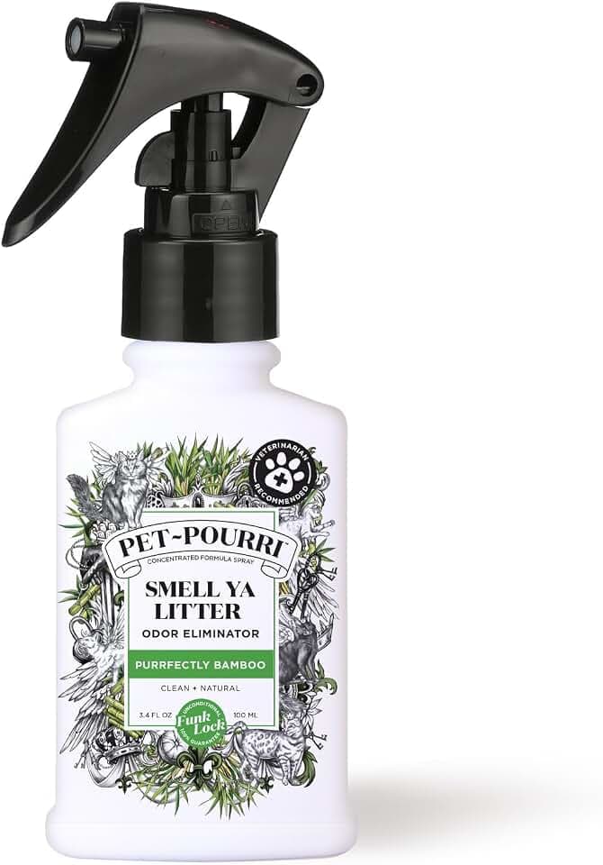 Pet-Pourri Smell Ya Litter Cat Litter Deodorizer Spray, Bamboo 10 Ml