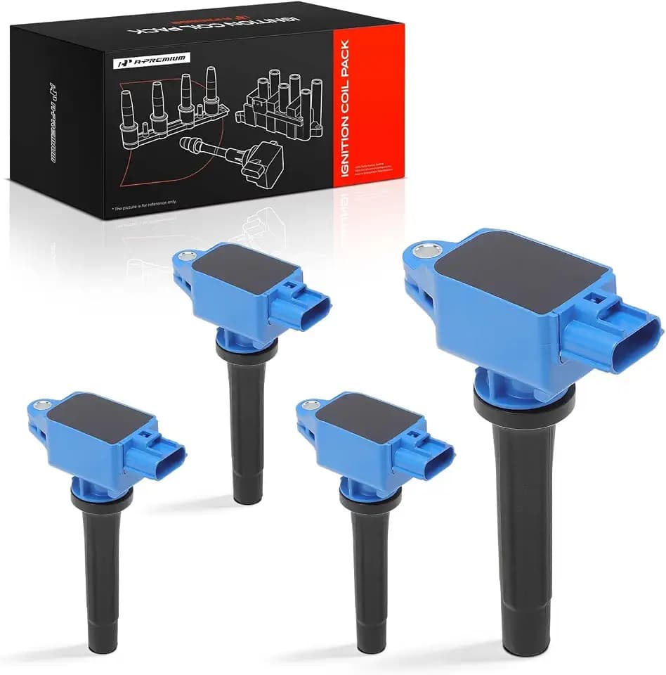 A-Premium Blue Set of 4 Ignition Coil Pack