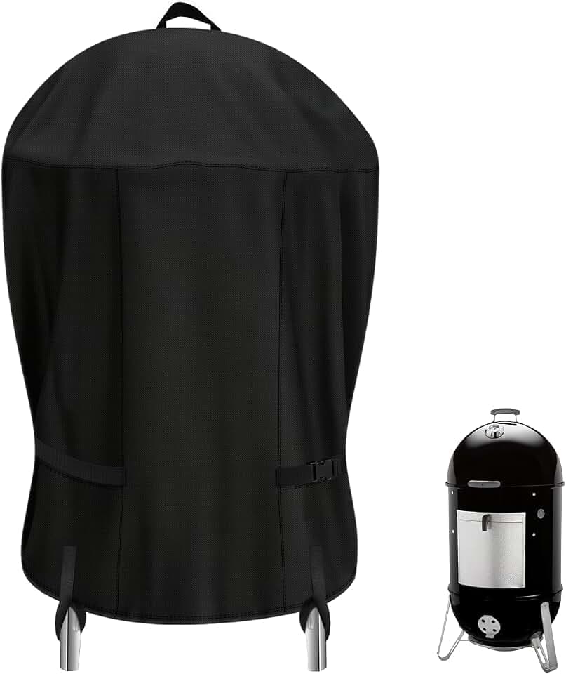 Smoker Grill Cover for Weber Smokey 18 Inch,Round Smoker Cover