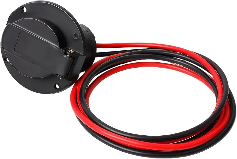 Golf Cart Charging Port Receptacle for Star EV Classic 2008 and Newer Golf Cart Charger Cord Connector Replacement Replaces 2RC060