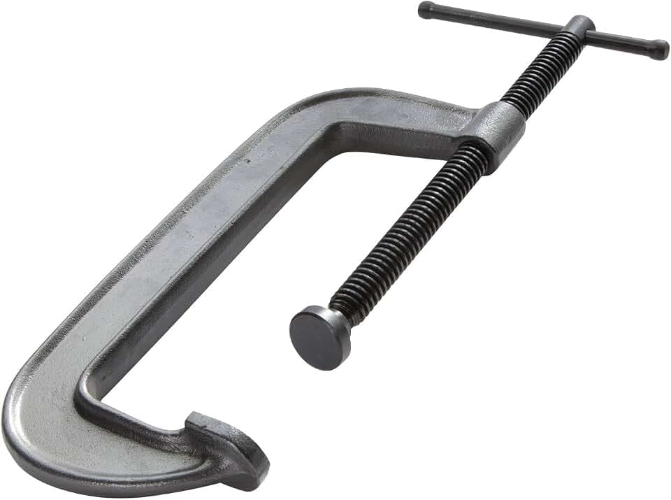 BESSEY 540-14 Ductile Alloy C-Clamp, 14 In. x 3 3/4 In. Throat Depth & 2,850 lb Clamping Force