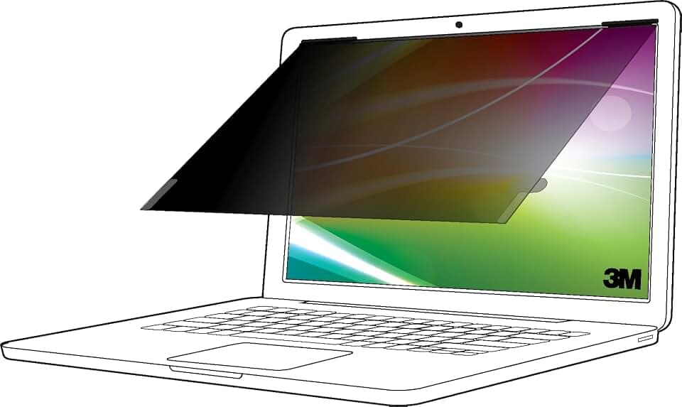 3M Bright Screen Privacy Filter - Blickschutzfilter für Notebook (horizontal) - 38.1 cm (15")