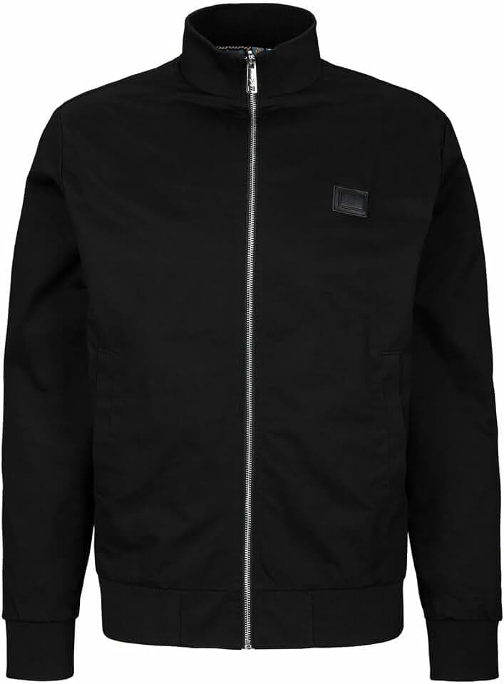 Calvin Klein Herren Crisp Cotton Harrington Jacket J30j327333 Windbreaker-Jacke