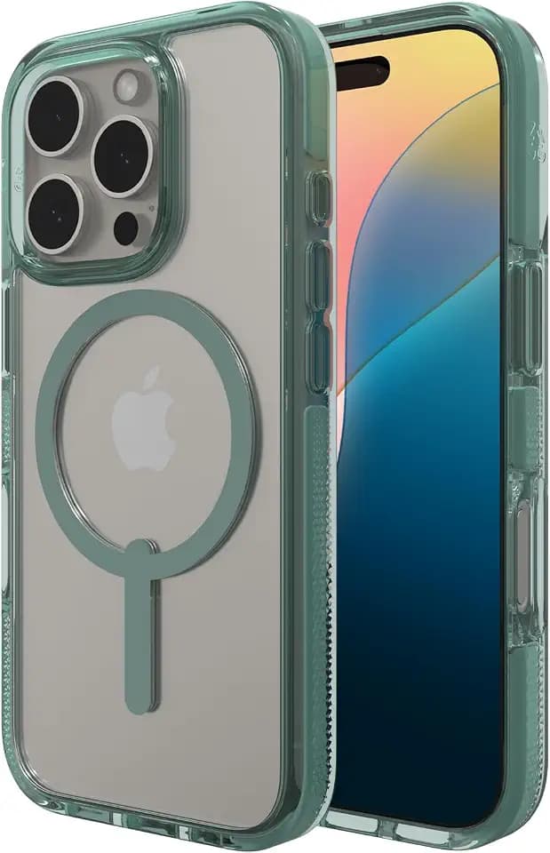 ZAGG Santa Cruz Snap Case for iPhone 16 Pro, Green