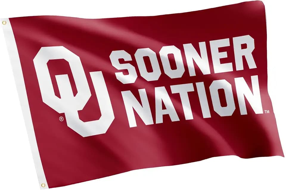 Desert Cactus University of Oklahoma Sooners OU Flag 3x5 Outdoor (U)