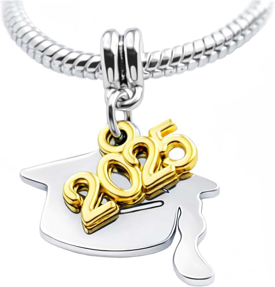 LaBenie Dangle Graduation Cap Charm Bead