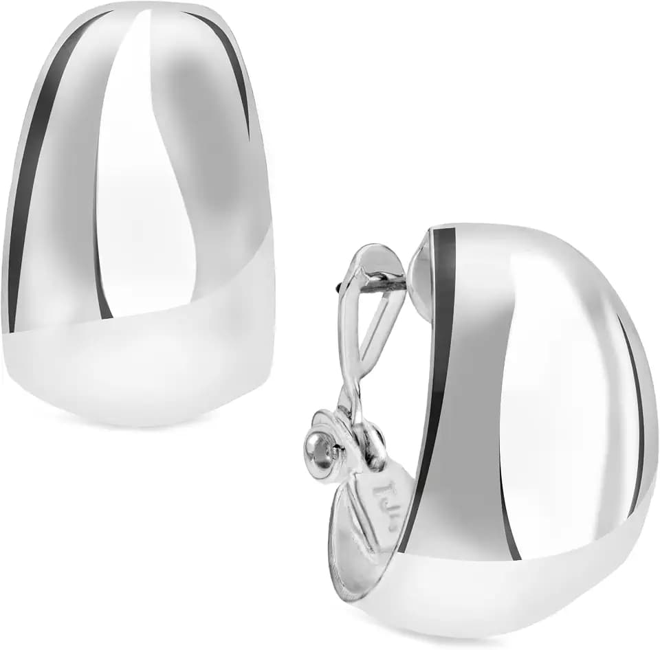 Anne Klein Women's Hoop Earrings, Layered Statement Fashion Jewelry for Everyday and Evening Wear