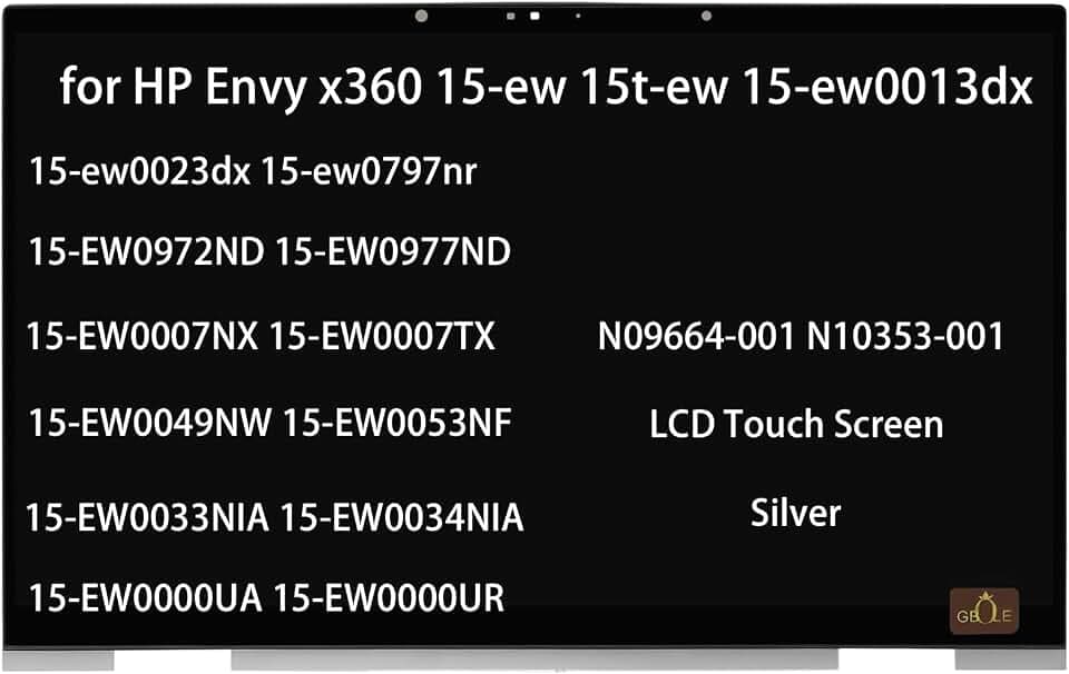 Replacement for HP Envy x360 15t-ew 15-ew0013dx 15-ew0023dx Screen