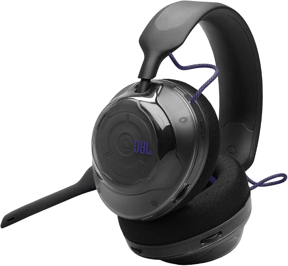 JBL Quantum 520, Kabelloses Multiplattform-Gaming-Over-Ear-Headset, Schwarz