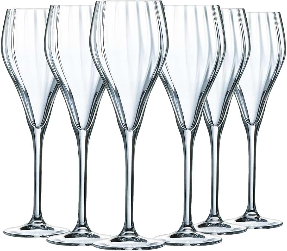 Chef&Sommelier, Sektgläser, Symétrie, 16 cl, 6er Set