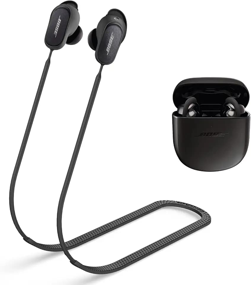 Anti-Lost Strap for Bose QuietComfort Earbuds II& New Bose QuietComfort Ultra (2023), Sports Soft Silicone Lanyard