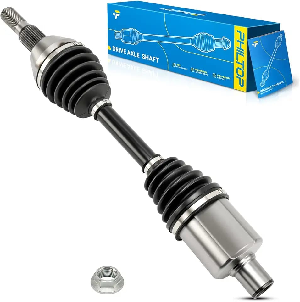 PHILTOP Front Left CV Axle for Chevrolet Impala 2000-2011, Buick LeSabre 2000-2005, Pontiac Grand Prix 1997-2008, Buick Century 2000-2005, Buick LaCrosse 2005-2009, 66-1255 CV Axle Shaft 1 PCS