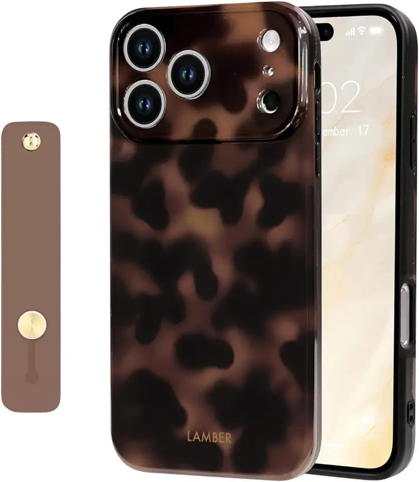 NITITOP for iPhone 17 Pro Max / 18 Pro Max Case Cute Tortoise Wrist - Brown