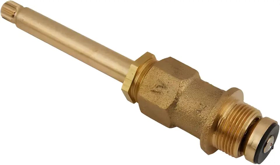 Brass Faucet Stem Replacement Compatible with Pfister Marquis, Windsor, Verve Models – 12-Point Broach, 5-1/2″ Length – Hot & Cold for Pfister 2 or 3-Handle Faucets