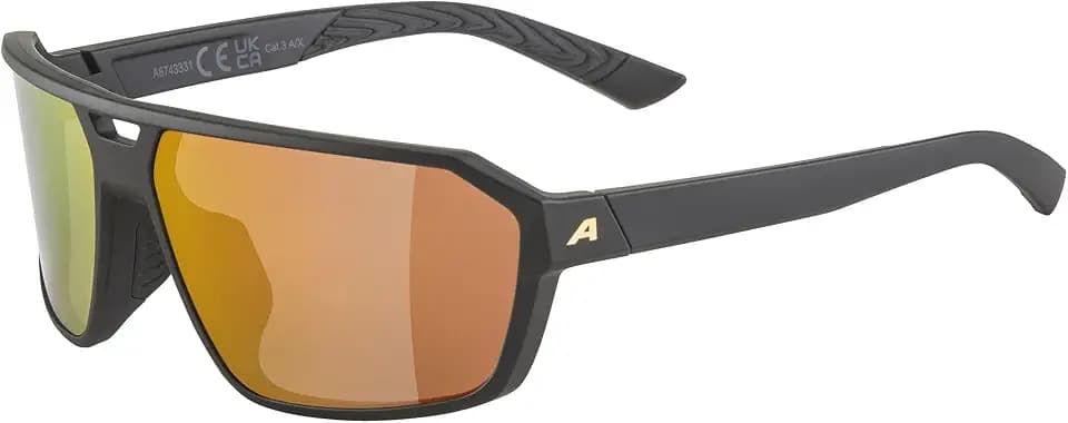 ALPINA Swift - Stylische Sonnenbrille für Erwachsene, für Freizeit und Sport, Bruchfeste Scheiben, mit UV-A-, B- & -C-Schutz