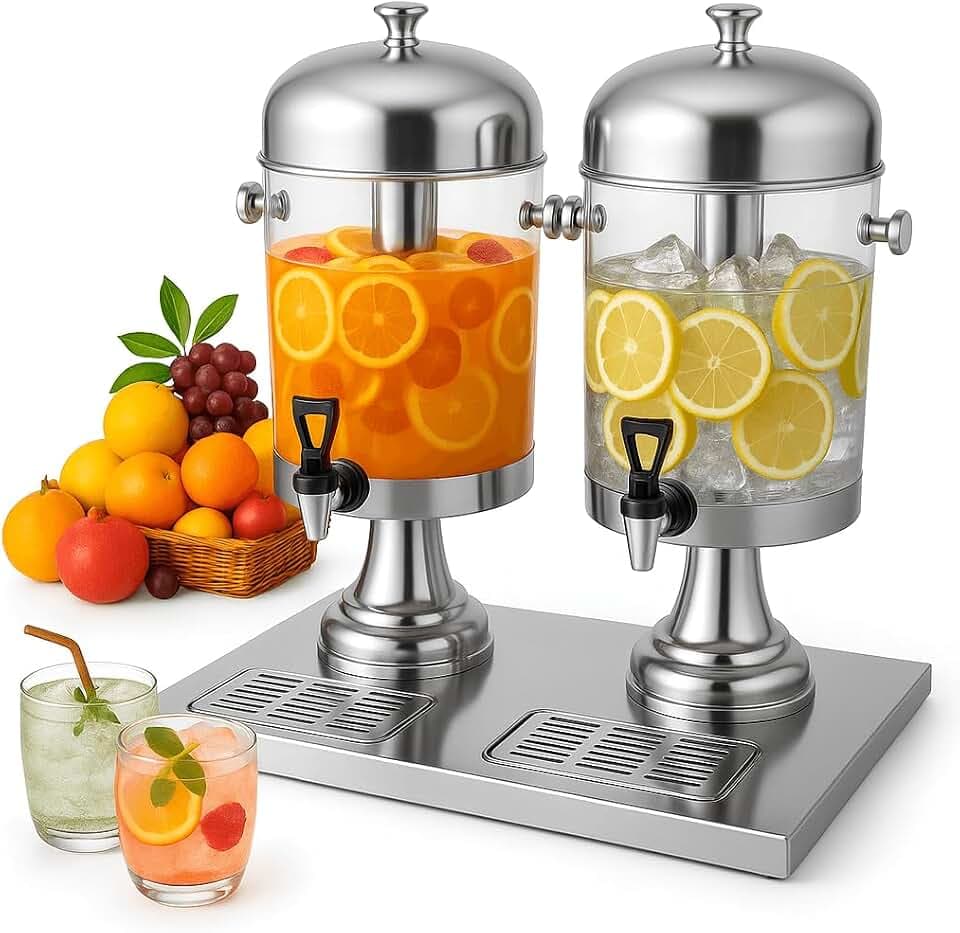 4.4 Gallon Beverage Dispenser with Ice Core