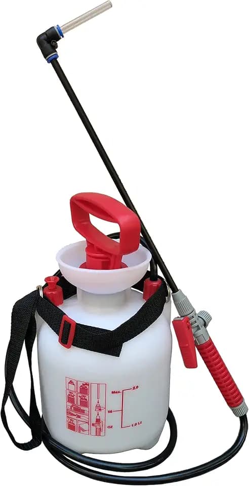 Watering Can Device for Watering Hanging Plant Basket Hard to Reach High Plant Watering Bottle Sprayer for Indoor or Garden 2L(0.5Gal)