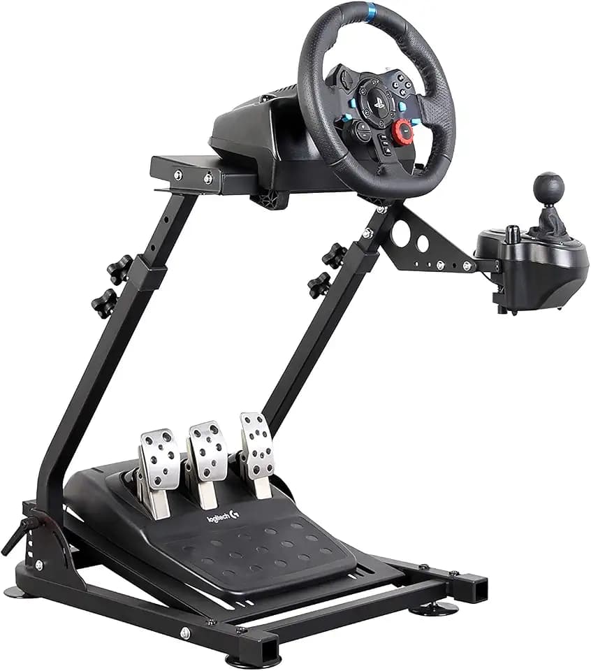 Racing Wheel Stand (aktualisierte Version) Lenkradständer für Logitech G25 G27 G29 G920 PS4 Xbox Fanatech T3PA TGT T300RS T300GT T500RS TGT T150 TS-PC CSL CSR CSW G25 Gaming Cockpit