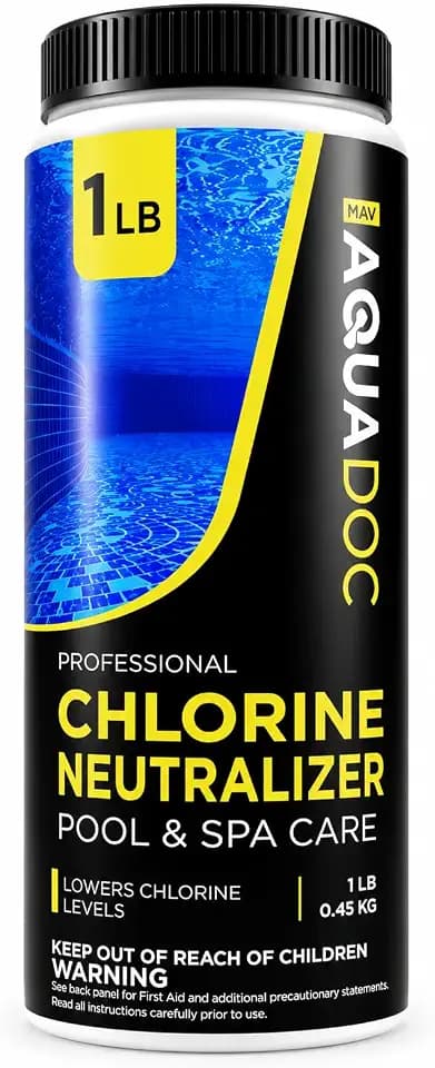 AquaDoc Chlorine Neutralizer for Pools & Hot Tubs - Sodium Thiosulfate, 1lb