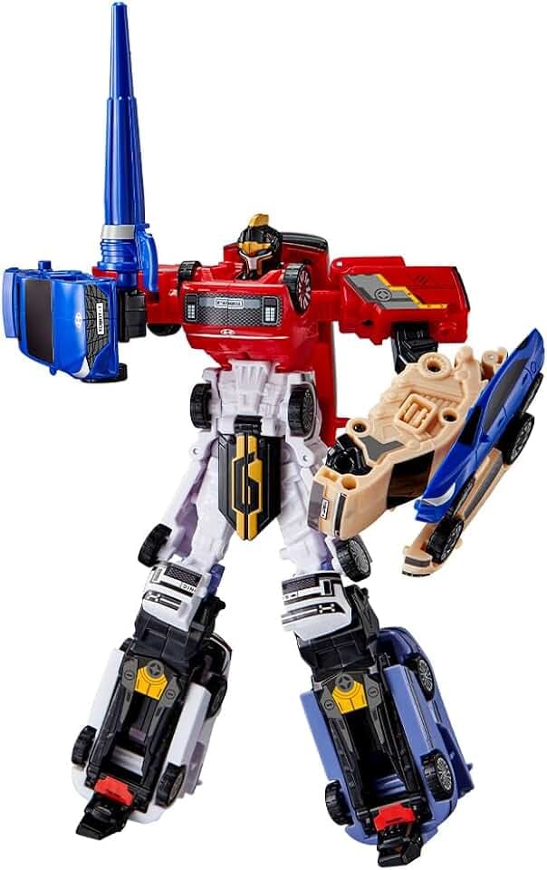 NEW TOBOT, MINI TOBOT Great 6 (Korean Package), Youngtoys Transforming Collectible Vehicle to Robot, Heroes Animation Character Toys for Kids 4 and up Transform Toys Cars, Medium Size 8-inch