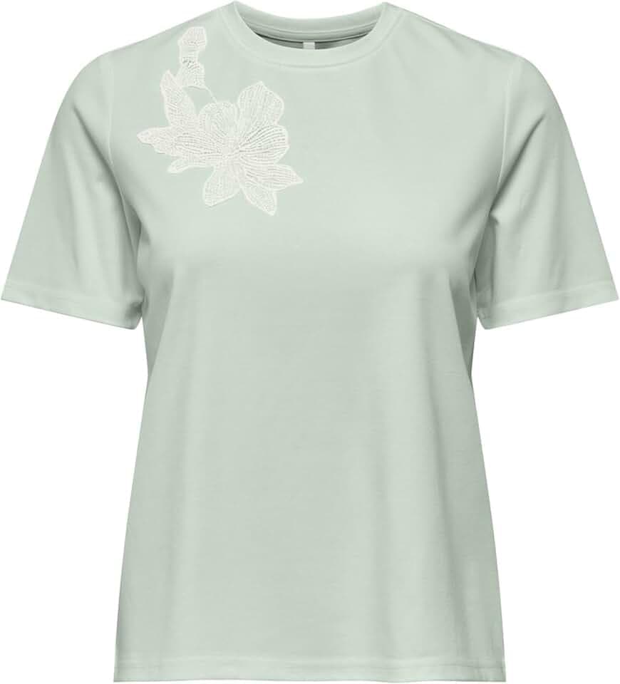 Only Onlsophia S/S Embroidery T-Shirt Box JRS Onlsophia S/S Embroidery T-Shirt Box JRS Damen (1er Pack)
